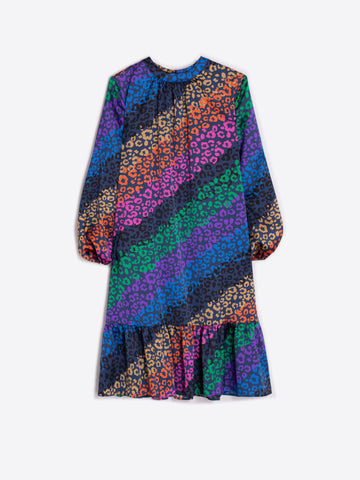 Multi Colored Leopard Dress