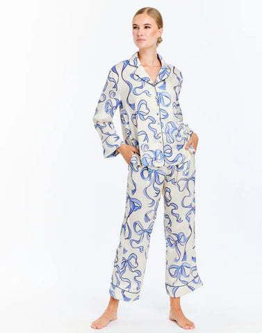 Mestiza Blue Ecru Pajamas