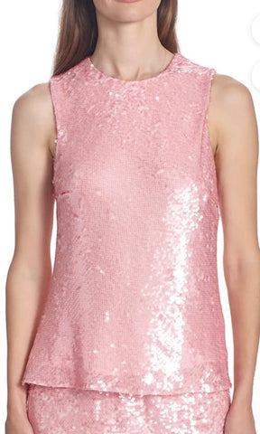 Casper Candy Pink Sequin Top