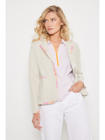 Stitchin' Blazer Sweater Top